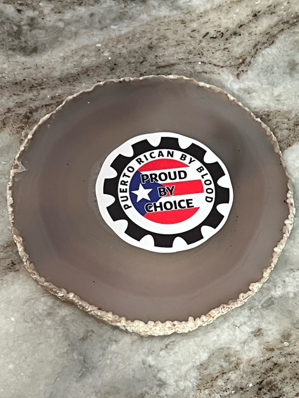 $5/10 - “Puerto Rican by Blood, Proud By Choice Puerto Rican Sticker”
